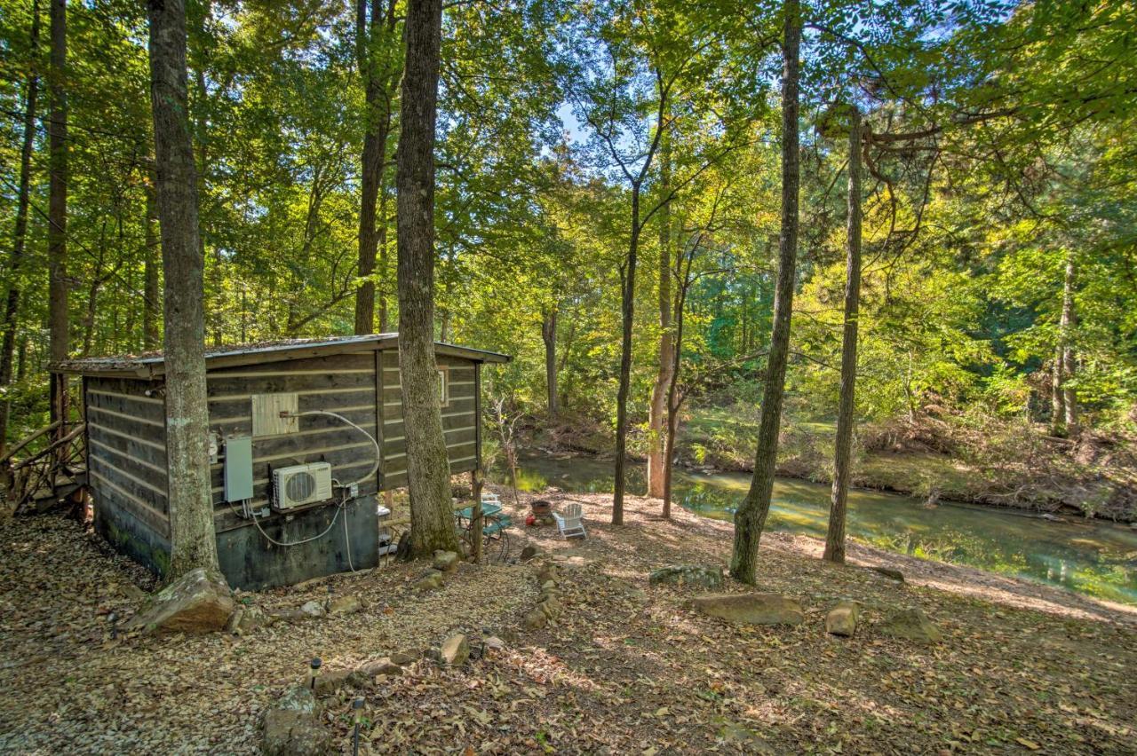 The Treehouse Cabin Creekside Home With Hot Tub! Summerville Buitenkant foto