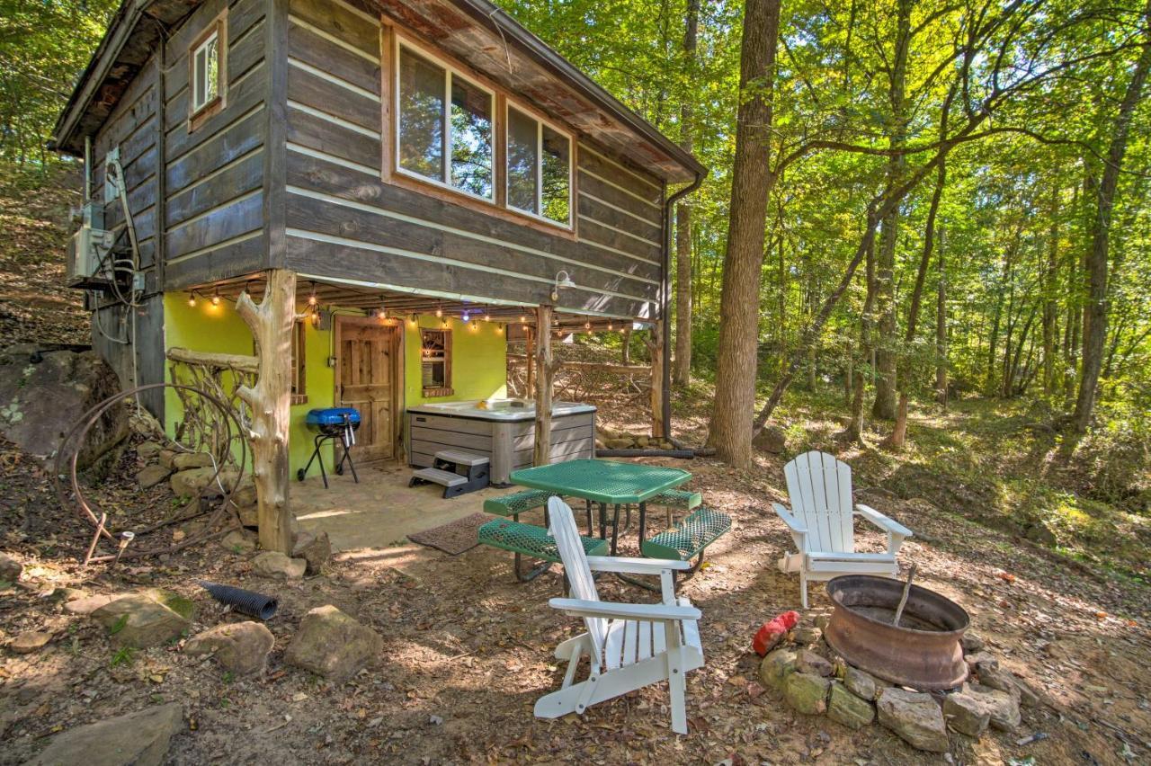 The Treehouse Cabin Creekside Home With Hot Tub! Summerville Buitenkant foto