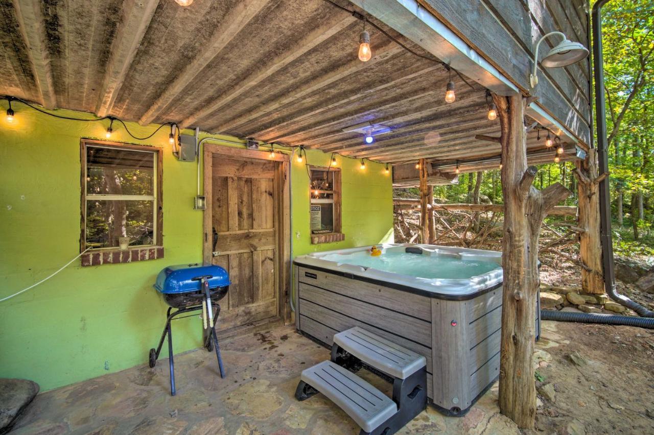 The Treehouse Cabin Creekside Home With Hot Tub! Summerville Buitenkant foto